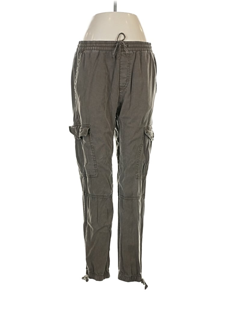 Pre-owned Pam & Gela Cargo Pants In Gray