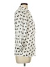 Freebird 100% Polyester Animal Print Ivory Long Sleeve Blouse Size L - photo 4