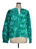 Lilly Pulitzer Green Long Sleeve Blouse Size XL - photo 1