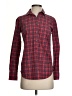 J.Crew 100% Cotton Plaid Red Long Sleeve Button-Down Shirt Size 00 - photo 1