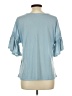 Assorted Brands Blue Short Sleeve Top Size L - photo 2