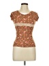 Unbranded Brown Short Sleeve Top Size 10 - photo 1