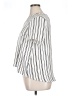 Who What Wear 100% Polyester Stripes Ivory Short Sleeve Blouse Size XL - photo 5