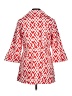 Eden Court Print Red Coat Size L - photo 2