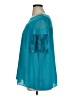 Worthington 100% Polyester Teal Short Sleeve T-Shirt Size 0X - photo 5