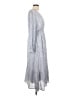 Simplee 100% Polyester Gray Casual Dress Size L - photo 4