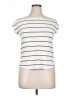 Green Envelope Stripes White Sleeveless T-Shirt Size XL - photo 1