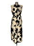 Shein 100% Polyester Graphic Tan Cocktail Dress Size L - photo 2