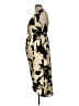 Shein 100% Polyester Graphic Tan Cocktail Dress Size L - photo 5