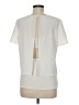 Cooper & Ella 100% Polyester Ivory Short Sleeve Top Size 8 - photo 2