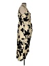 Shein 100% Polyester Graphic Tan Cocktail Dress Size L - photo 4