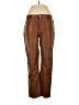MNG 100% Polyester Brown Casual Pants Size 10 - photo 1