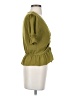 Topshop 100% Polyester Green Short Sleeve Top Size 2 - photo 4