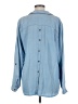 J.Jill 100% Cotton Blue Long Sleeve Blouse Size M - photo 2