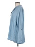 J.Jill 100% Cotton Blue Long Sleeve Blouse Size M - photo 5