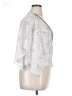 Studio Y Silver 3/4 Sleeve Blouse Size XL - photo 4