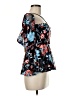Alexia Admor 100% Polyester Black Short Sleeve Blouse Size M - photo 4