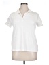 Lands' End 100% Cotton Ivory Short Sleeve Blouse Size XL - photo 1
