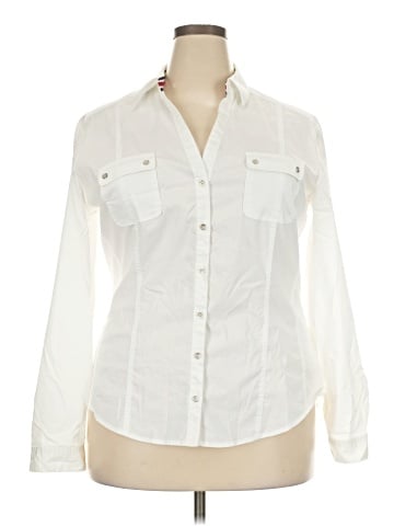 7th Avenue Design Studio New York & Company Long Sleeve Button-Down Shirt (view 1)
