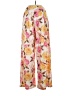 Unbranded Floral Pink Casual Pants Size L - photo 2