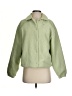 Nike 100% Polyester Solid Green Faux Fur Jacket Size XS - photo 1