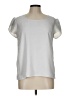Brixon Ivy 100% Polyester Silver Short Sleeve Top Size L - photo 1