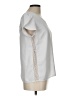Brixon Ivy 100% Polyester Silver Short Sleeve Top Size L - photo 4