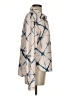 Unbranded 100% Polyester Print Tan Long Sleeve Blouse Size S - photo 4