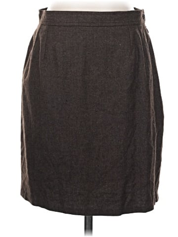 Yves Saint Laurent Rive Gauche Vintage Wool Skirt (view 1)