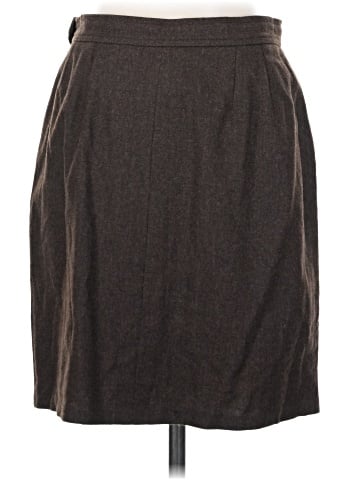 Yves Saint Laurent Rive Gauche Vintage Wool Skirt (view 2)