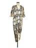 Unbranded 100% Polyester Paisley Tan Casual Dress Size M - photo 1