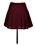 Forever 21 Solid Burgundy Formal Skirt Size S - photo 1