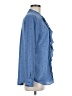 Ann Taylor 100% Polyester Blue Long Sleeve Blouse Size M - photo 4