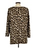 Masai Animal Print Brown Pullover Sweater Size L - photo 2