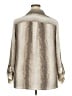Relativity Metallic Silver Long Sleeve Blouse Size 2X - photo 2