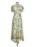 Luxely 100% Polyester Tropical Green Casual Dress Size 12 - photo 2