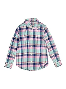 Janie And Jack Long Sleeve Button Down Shirt