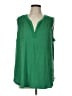 Max Studio Green Sleeveless Blouse Size L (estimated) - photo 1