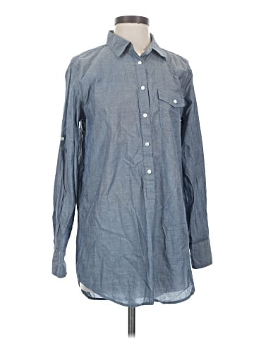 J.Crew Factory Store Long Sleeve Button-Down Shirt (view 1)