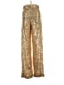 Zara Metallic Gold Casual Pants Size S - photo 2