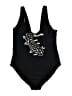 Old Navy Graphic Black One Piece Swimsuit Size XXL - photo 1