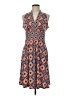 Wisp Paisley Orange Casual Dress Size 8 - photo 1