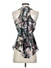 American Rag Cie 100% Polyester Black Gray Sleeveless Blouse Size XS - photo 2