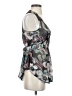 American Rag Cie 100% Polyester Black Gray Sleeveless Blouse Size XS - photo 4