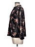 Unbranded 100% Polyester Floral Black 3/4 Sleeve Blouse Size L - photo 5