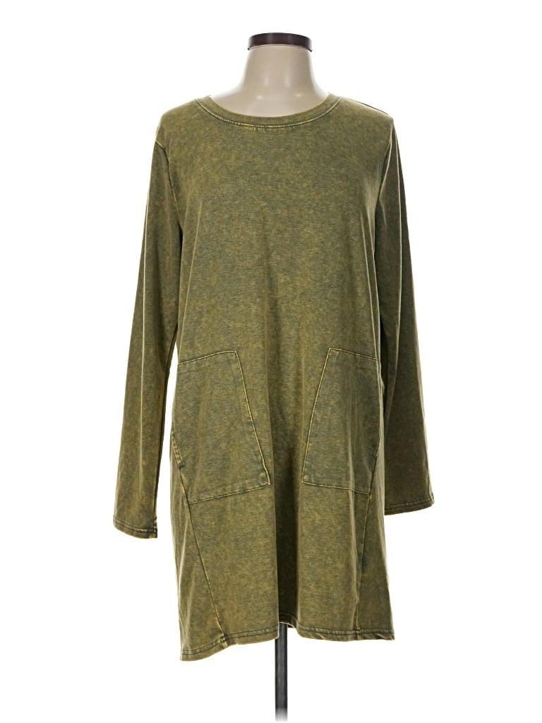 Pre-owned Kori America Casual Dress In Green
