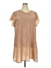 Shein Curve 100% Polyester Paisley Tan Casual Dress Size 18 Plus (3) - photo 1
