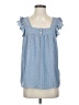 Staccato 100% Polyester Blue Sleeveless Blouse Size S - photo 1