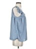 Staccato 100% Polyester Blue Sleeveless Blouse Size S - photo 4