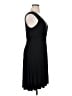 Three Dots Solid Black Cocktail Dress Size XL - photo 4